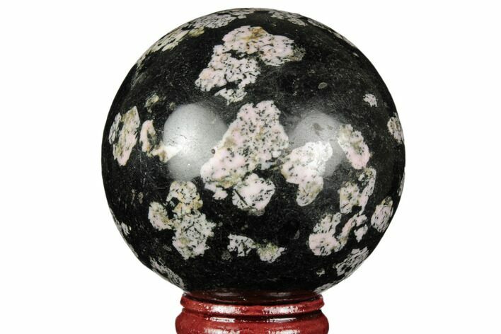 Polished Snowflake Stone Sphere - Pakistan #187529